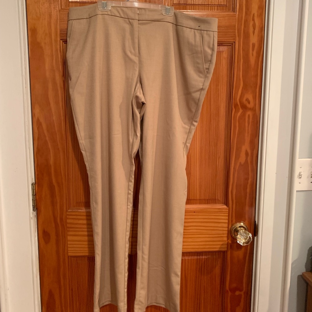 Beige dress pants